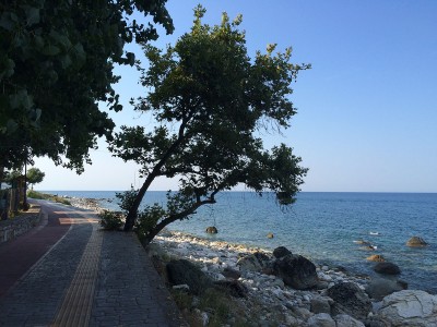 The Agios Ioannes coastline