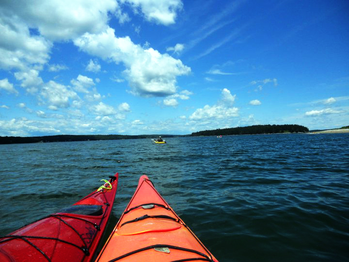 Kayaking in the Muscongus Sound