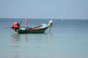 Colorful Longtail Boat