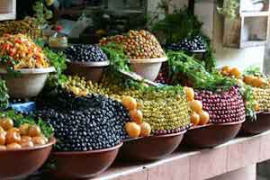 Olives in Marrakech Market
