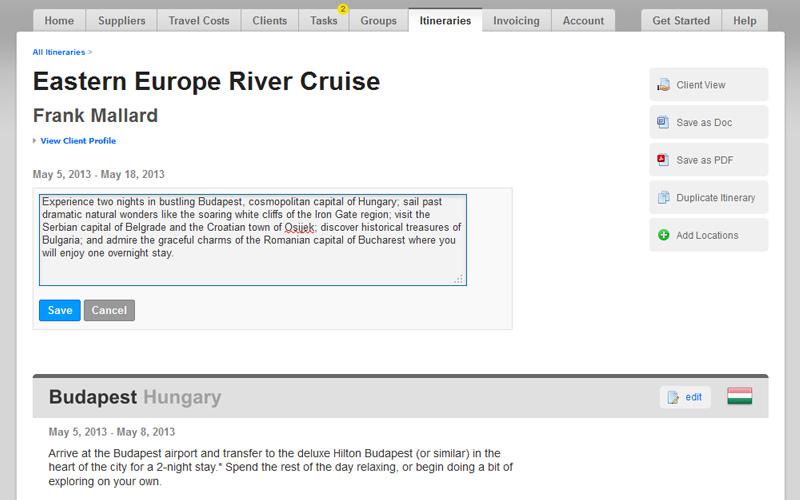 Travel Cost Research