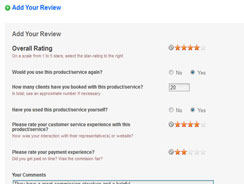 Supplier Reviews