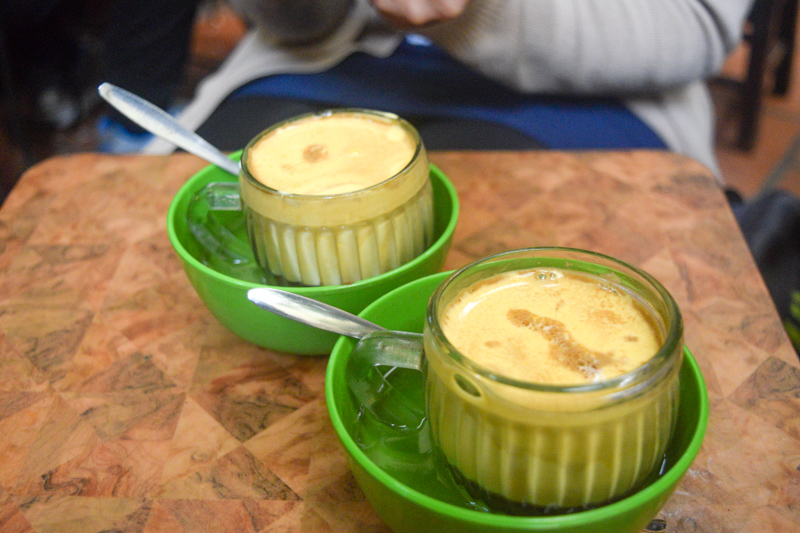 Vietnamese Egg Coffee at Giang Cafe