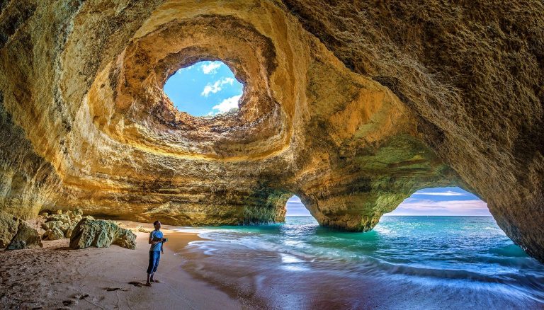 Benagil Caves, Algarve, Portugal