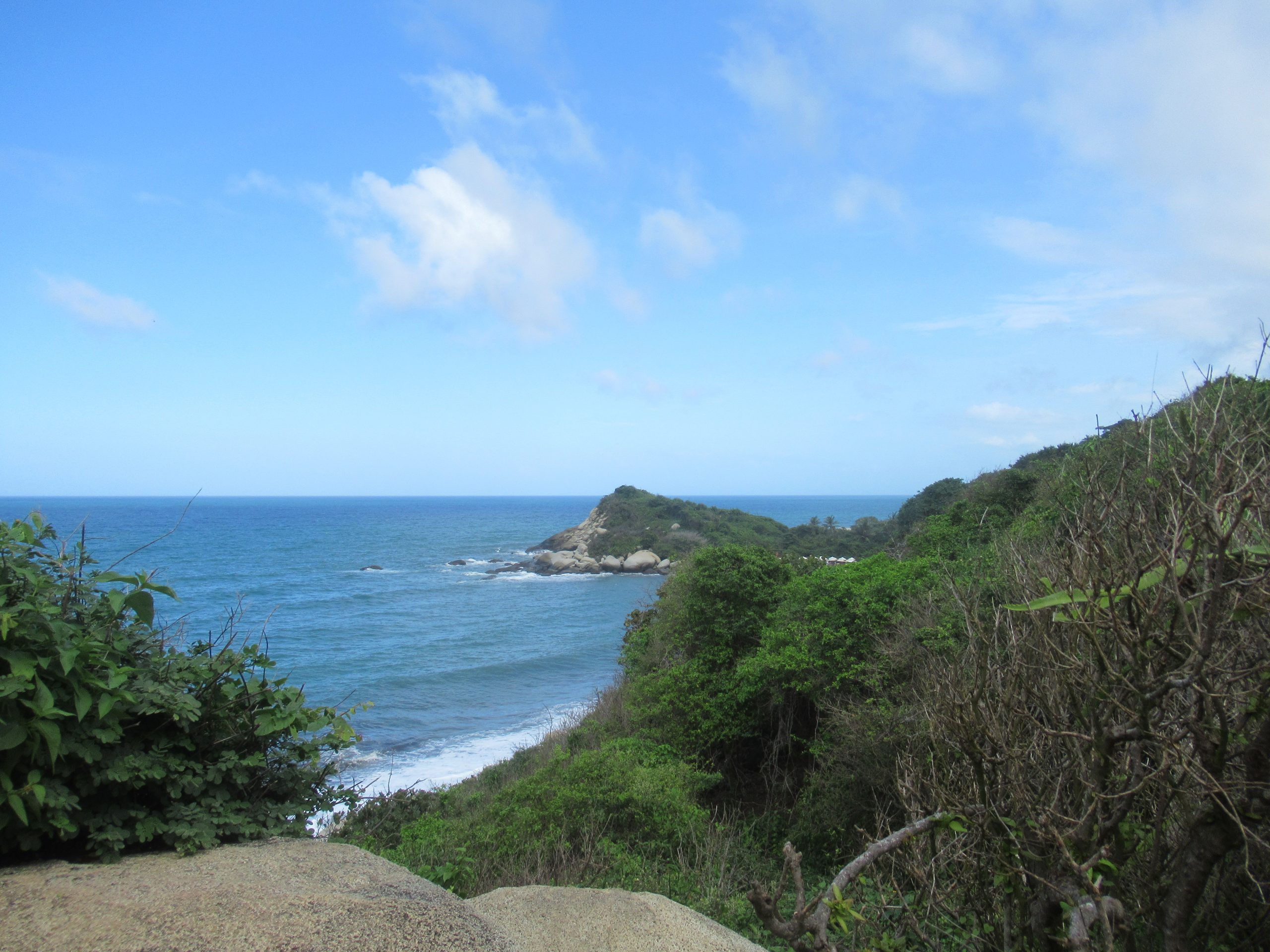 one of views along the hike in scaled Tayrona National Park – A Great Weekend Escape from Cartagena