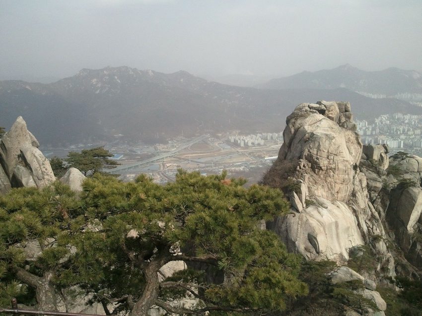 bukhansan mountain seoul south korea
