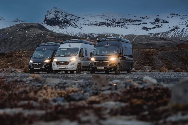 campervan in Iceland