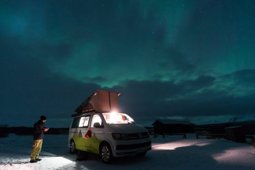 campervan in Iceland