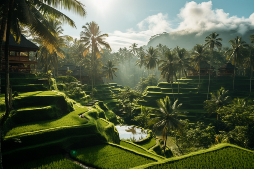 bali, indonesia, nature, natural, palm, palm trees, trees, exotic, green, valley, and generated, bali, bali, bali, bali, bali