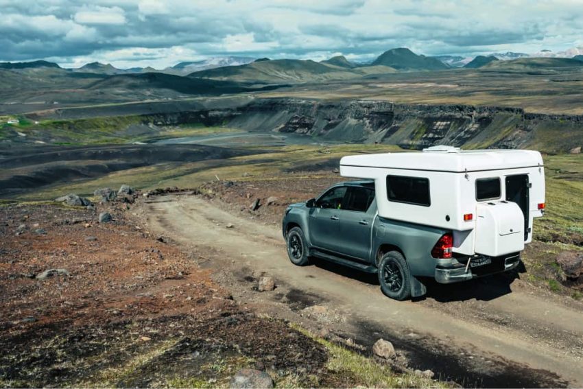 campervan in Iceland
