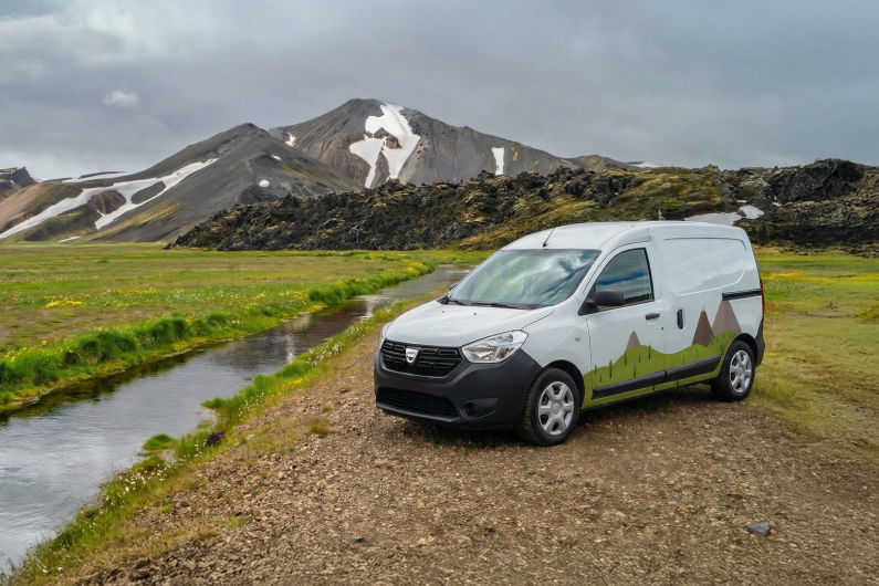 campervan in Iceland