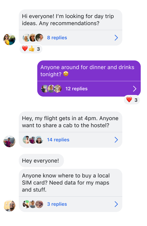 Chat 1 Hostelworld Social Pass: The New Way to Meet People While Traveling with No Booking Required