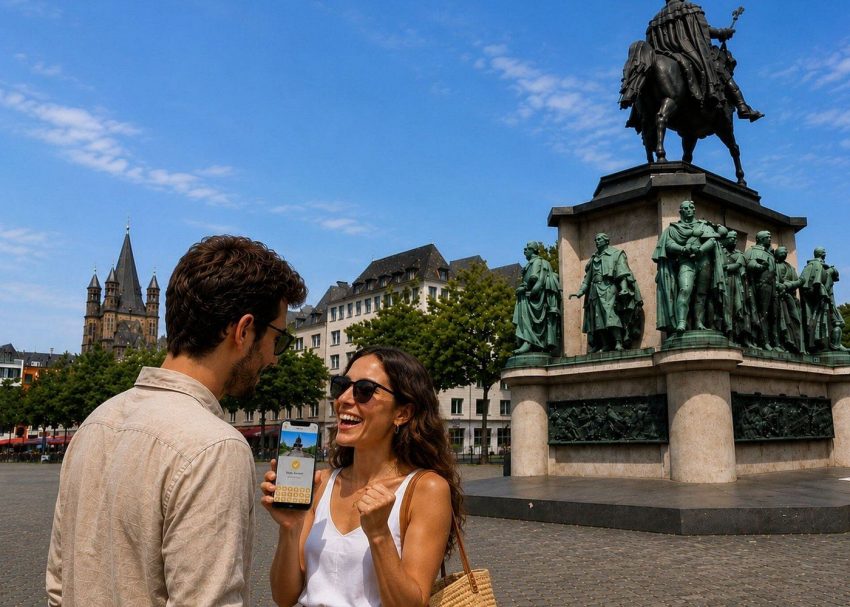 Europe travel couple