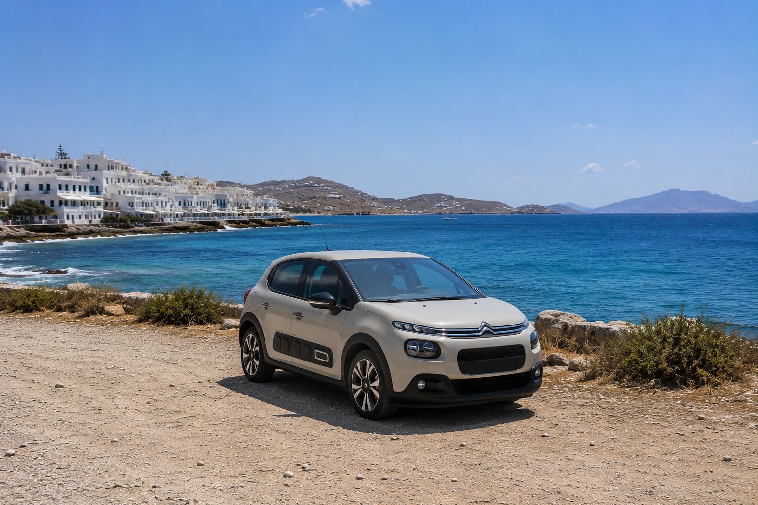 car in Greece