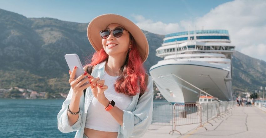girl on a cruise