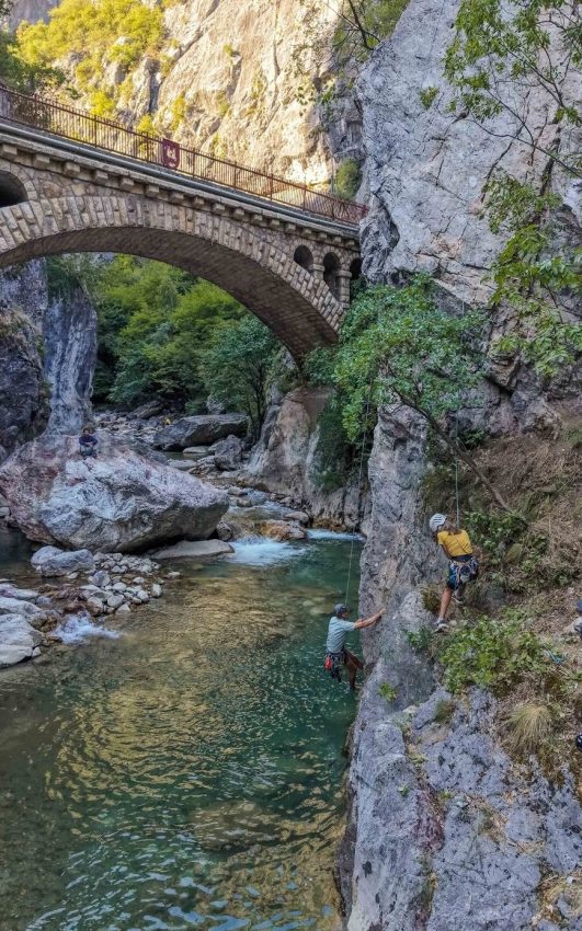 Kosovo Rugova Canyon Bridge