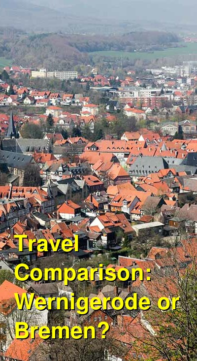 Wernigerode vs. Bremen Travel Comparison