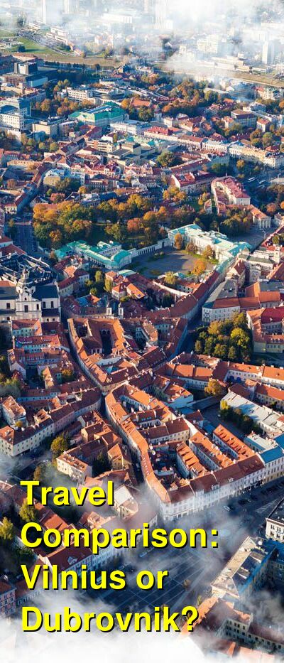 Vilnius vs. Dubrovnik Travel Comparison
