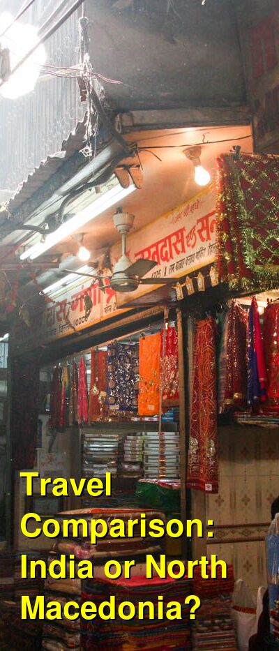 India vs. North Macedonia Travel Comparison