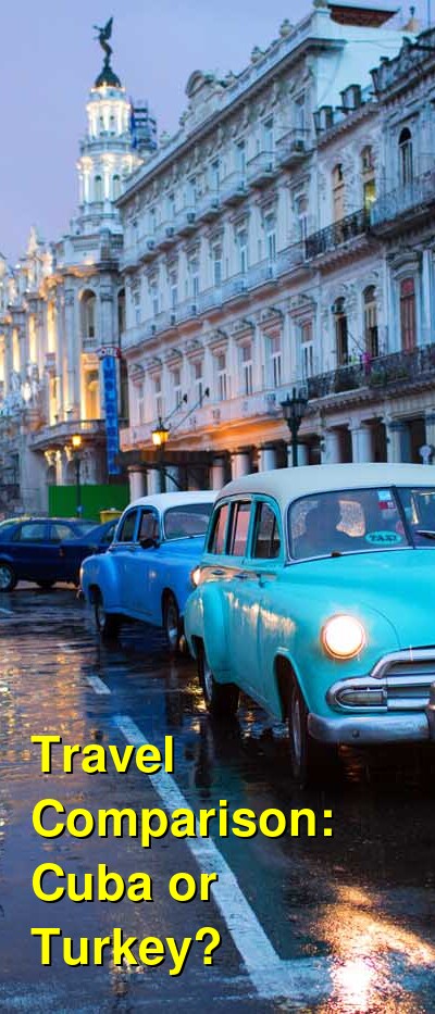 Cuba vs. Turkey Travel Comparison