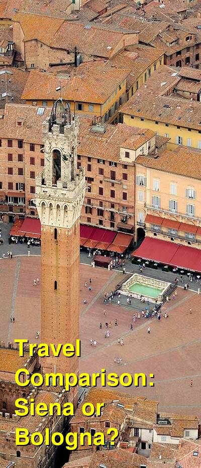 Siena vs. Bologna Travel Comparison