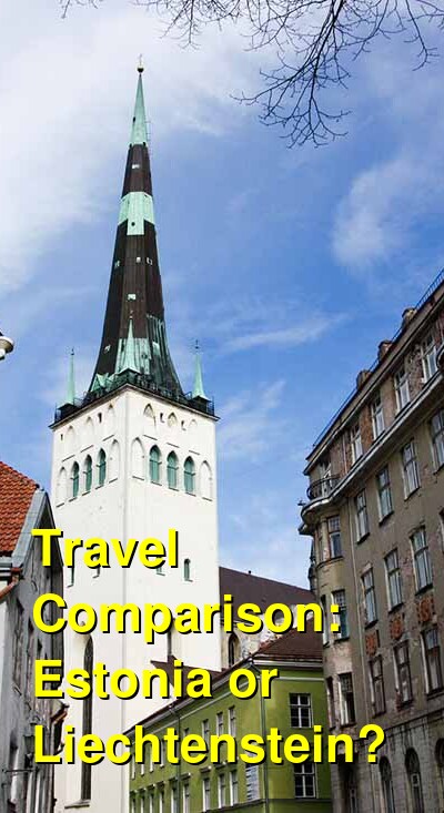 Estonia vs. Liechtenstein Travel Comparison