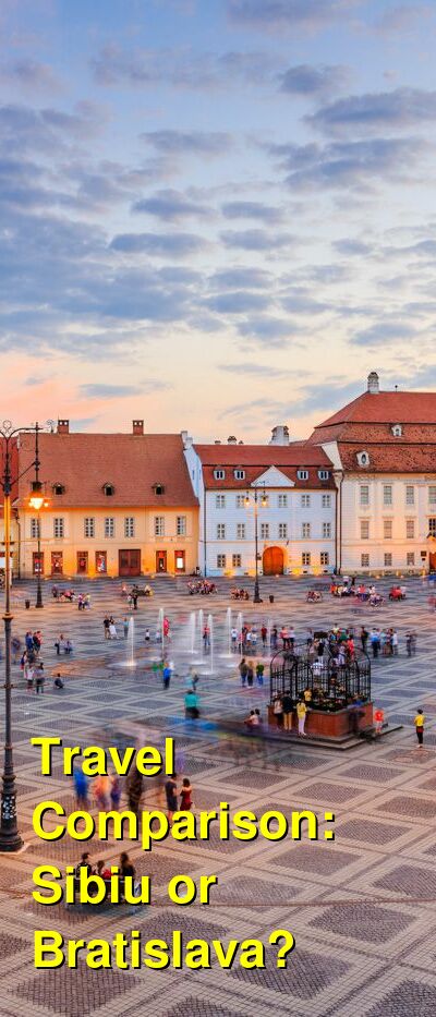 Sibiu vs. Bratislava Travel Comparison