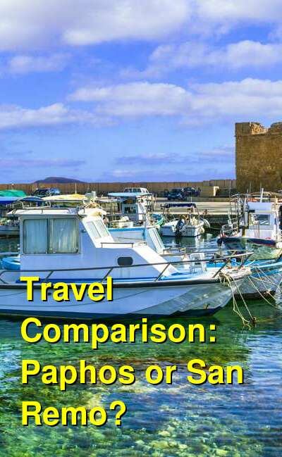 Paphos vs. San Remo Travel Comparison