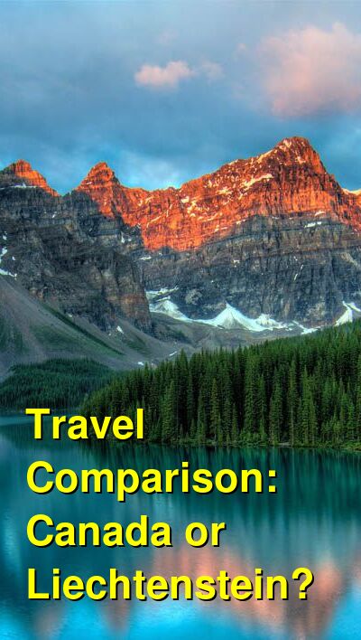 Canada vs. Liechtenstein Travel Comparison