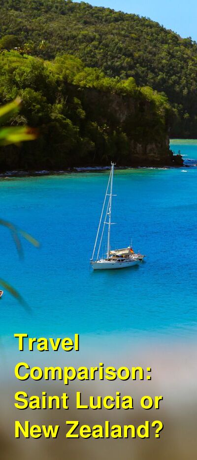 New Zealand vs. Saint Lucia Travel Comparison