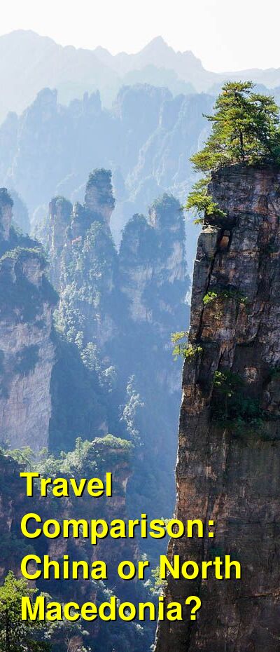 China vs. North Macedonia Travel Comparison