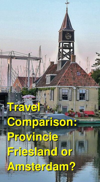 Provincie Friesland vs. Amsterdam Travel Comparison