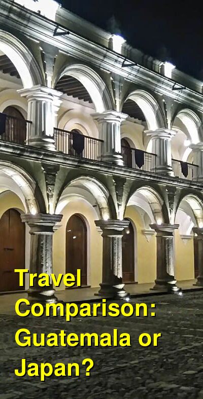 Guatemala vs. Japan Travel Comparison