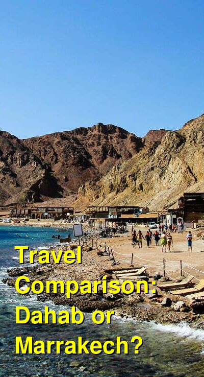 Dahab vs. Marrakech Travel Comparison