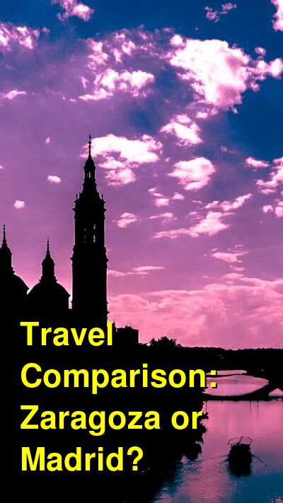 Zaragoza vs. Madrid Travel Comparison