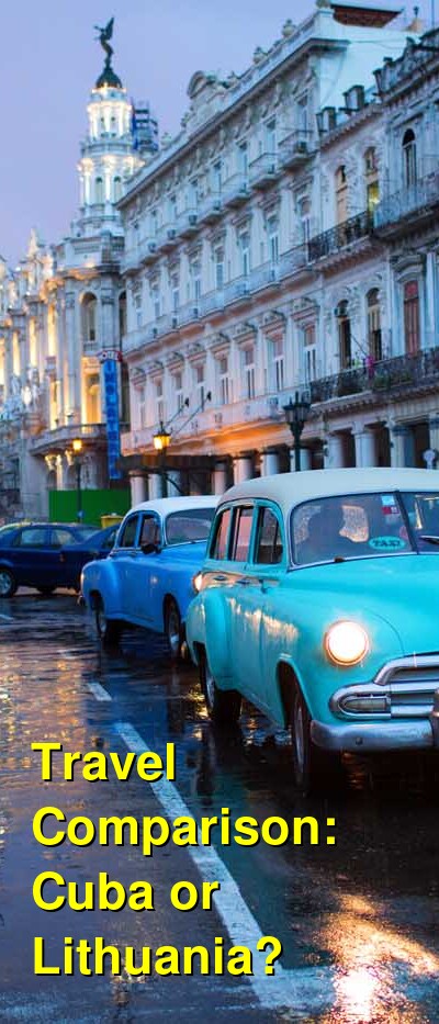 Cuba vs. Lithuania Travel Comparison