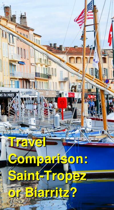 Saint-Tropez vs. Biarritz Travel Comparison