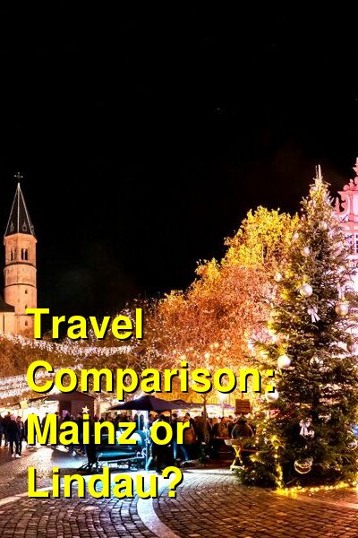 Mainz vs. Lindau Travel Comparison