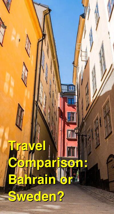 Bahrain vs. Sweden Travel Comparison