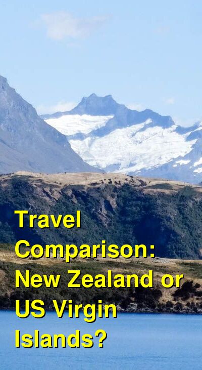 New Zealand vs. USVI Travel Comparison