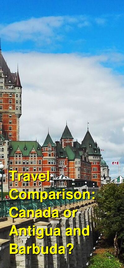 Canada vs. Antigua and Barbuda Travel Comparison