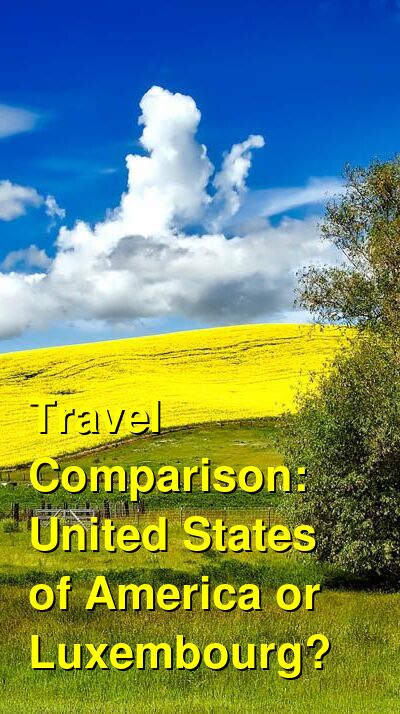 USA vs. Luxembourg Travel Comparison