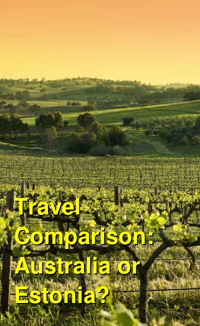 Australia vs. Estonia Travel Comparison