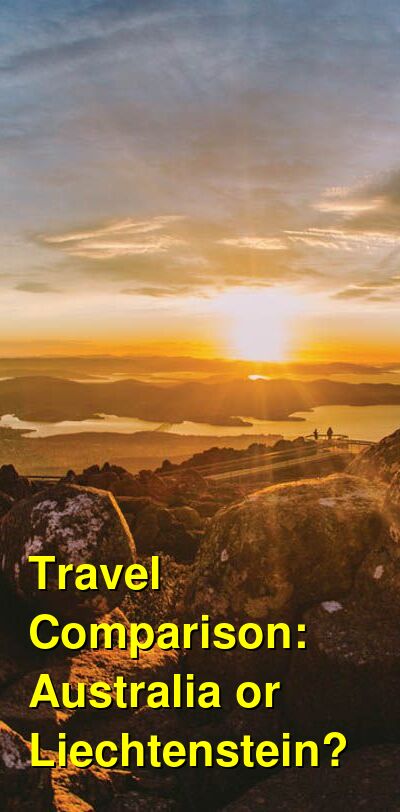 Australia vs. Liechtenstein Travel Comparison