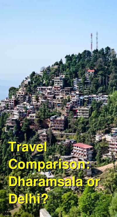 Dharamsala vs. Delhi Travel Comparison