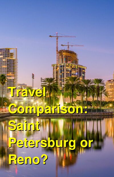 Saint Petersburg vs. Reno Travel Comparison