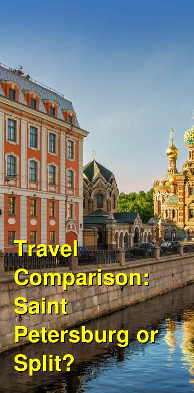 Saint Petersburg vs. Split Travel Comparison