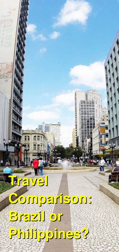 Brazil vs. Philippines Travel Comparison