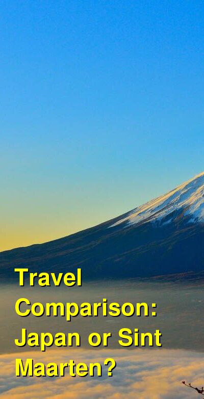 Japan vs. Sint Maarten Travel Comparison