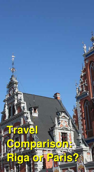 Riga vs. Paris Travel Comparison